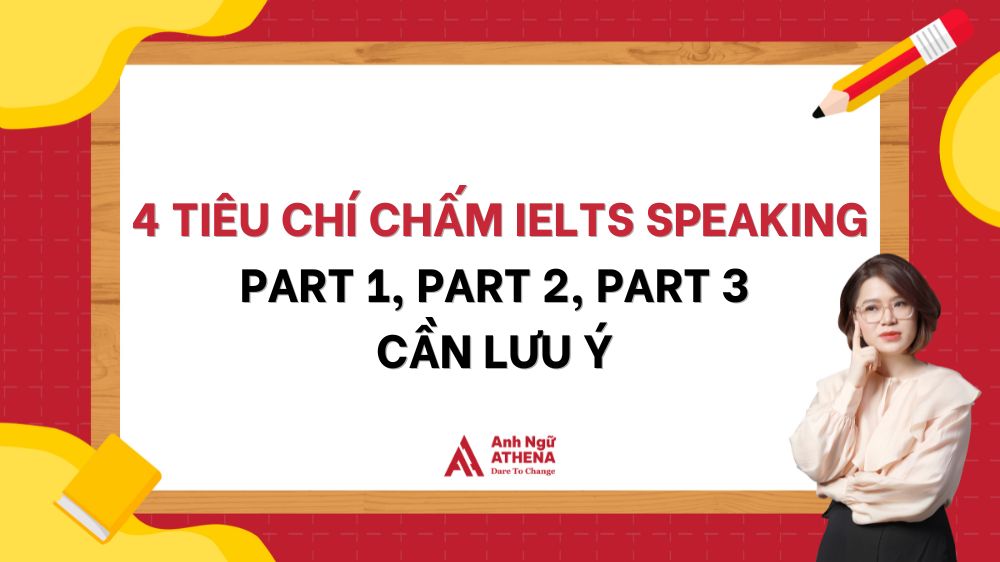 4 tiêu chí chấm IELTS Speaking Part 1, Part 2, Part 3 cần lưu ý