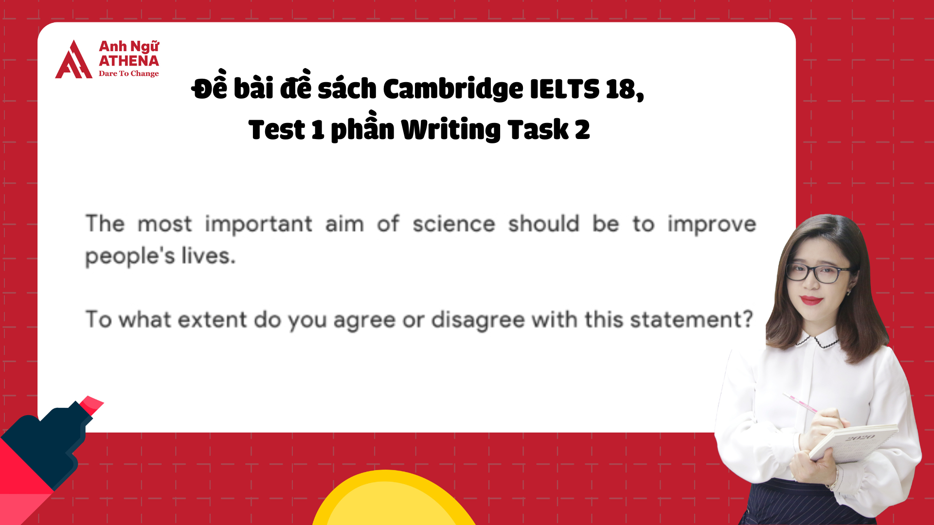 Giải đề sách Cambridge IELTS 18, Test 1 phần Writing Task 2